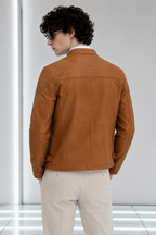 Camden lambskin Leather Jacket