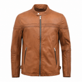 Camden lambskin Leather Jacket
