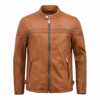 Camden lambskin Leather Jacket