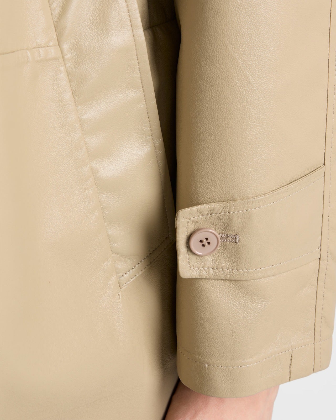 Nappa Leather Coat