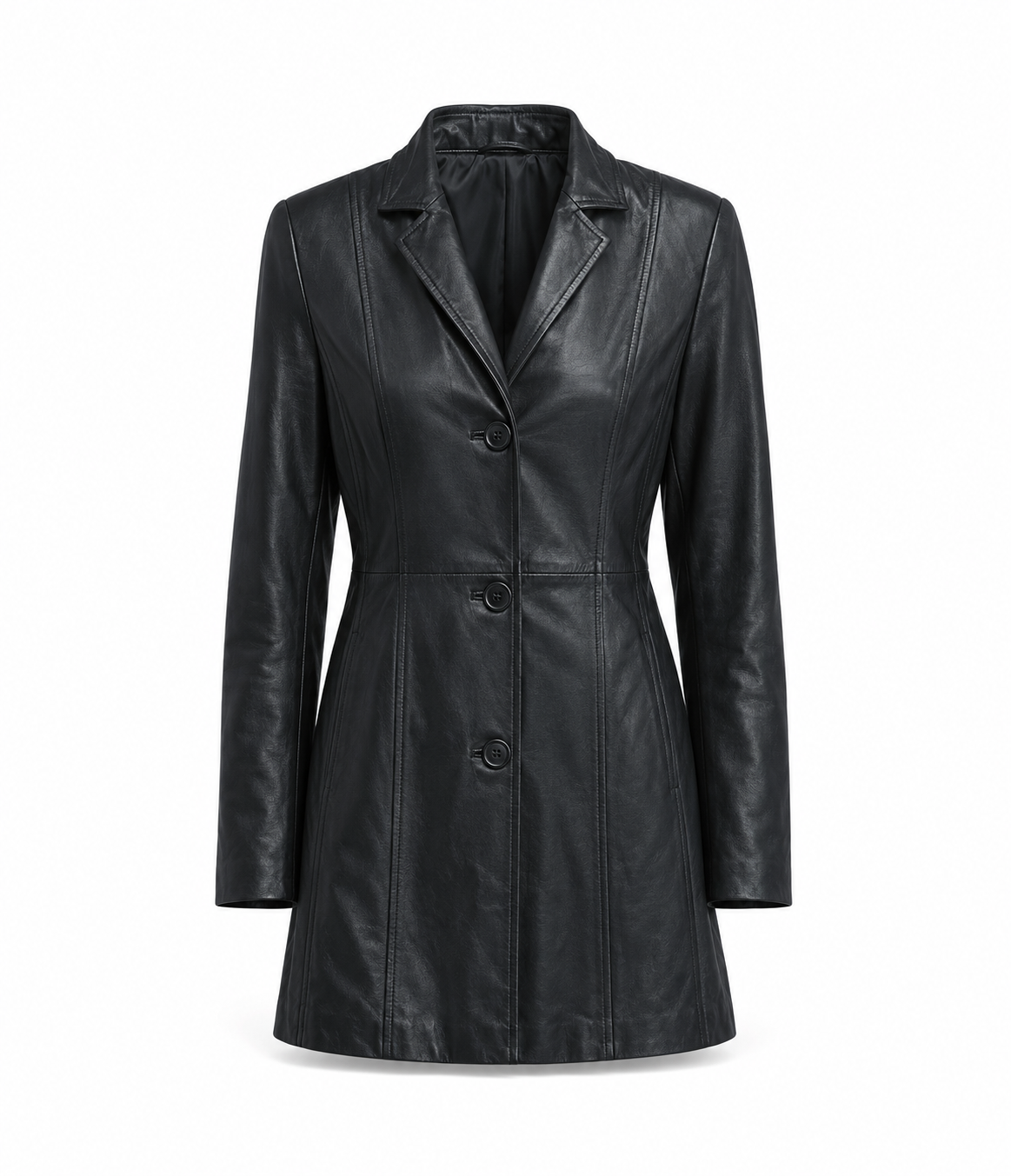 Classic Sheepskin Leather Blazer