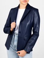 Tailored lambskin Leather Blazer