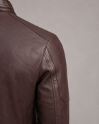 Lambskin Leather Racer Jacket