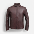 Lambskin Leather Racer Jacket
