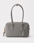 Saffiano leather top-handle bag