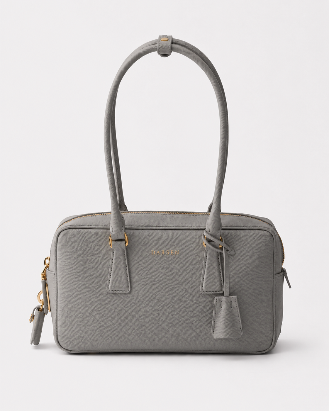 Saffiano leather top-handle bag