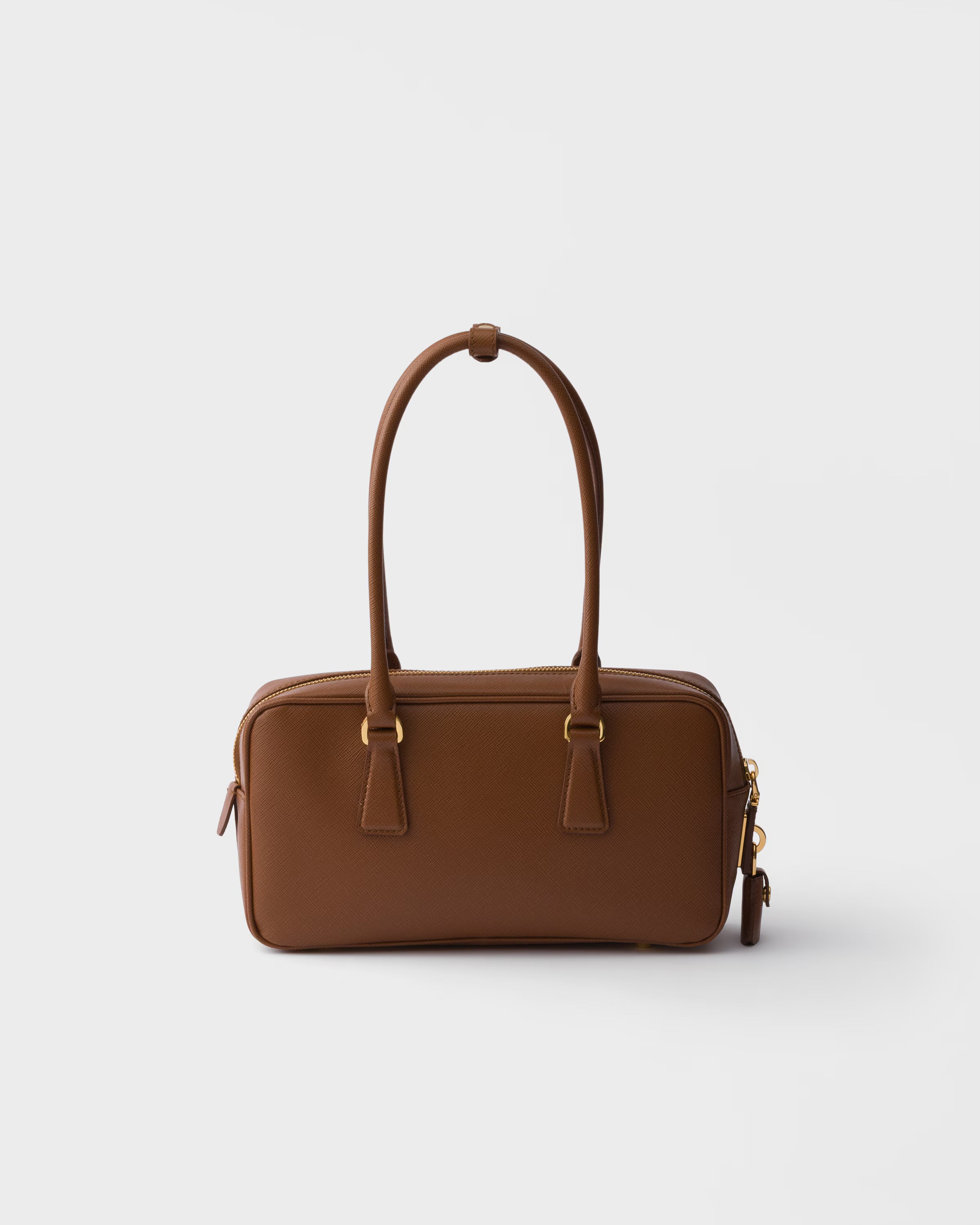 Saffiano leather top-handle bag
