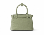 Darsen Buckle croc-embossed handbag