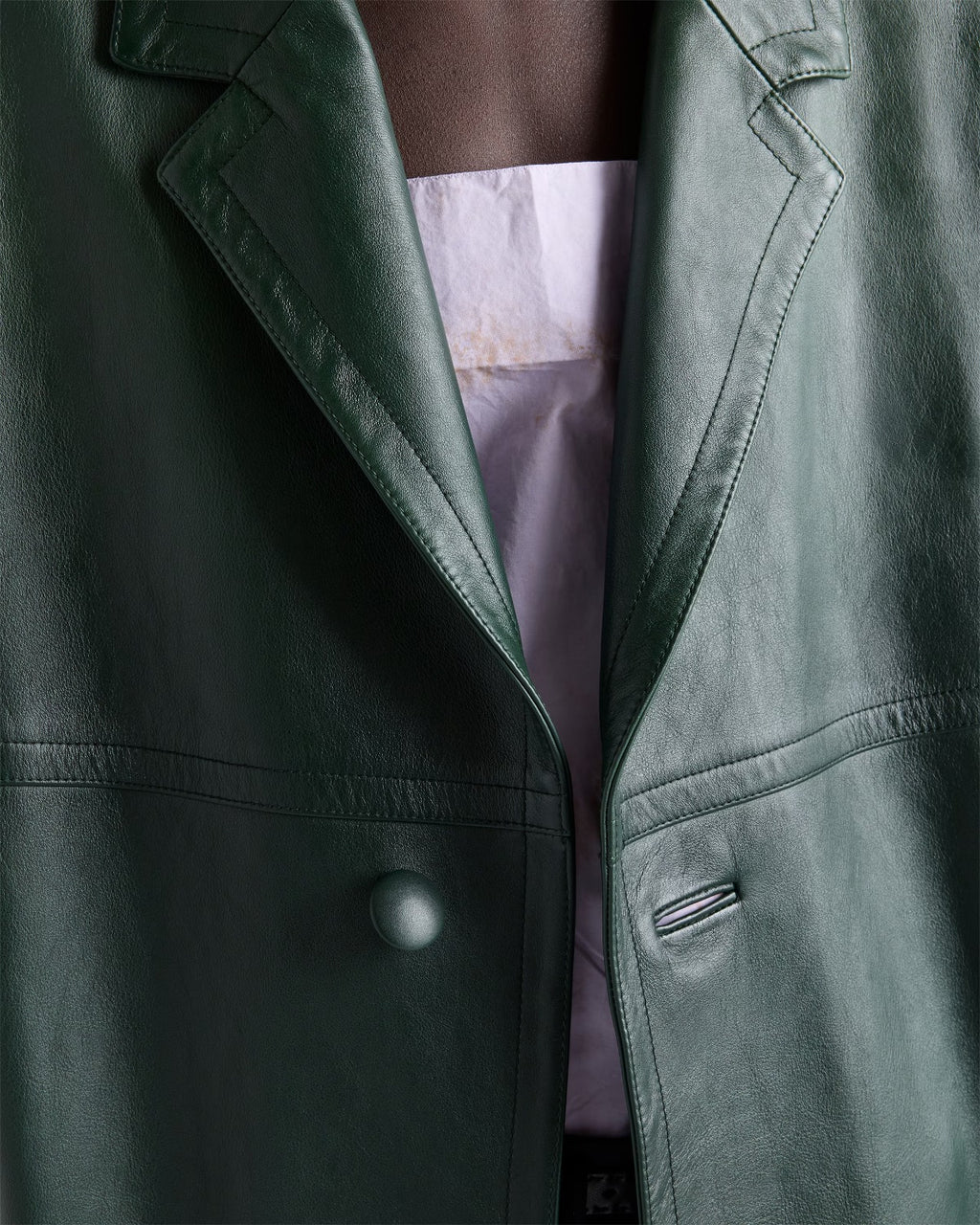 Runway Leather Coat