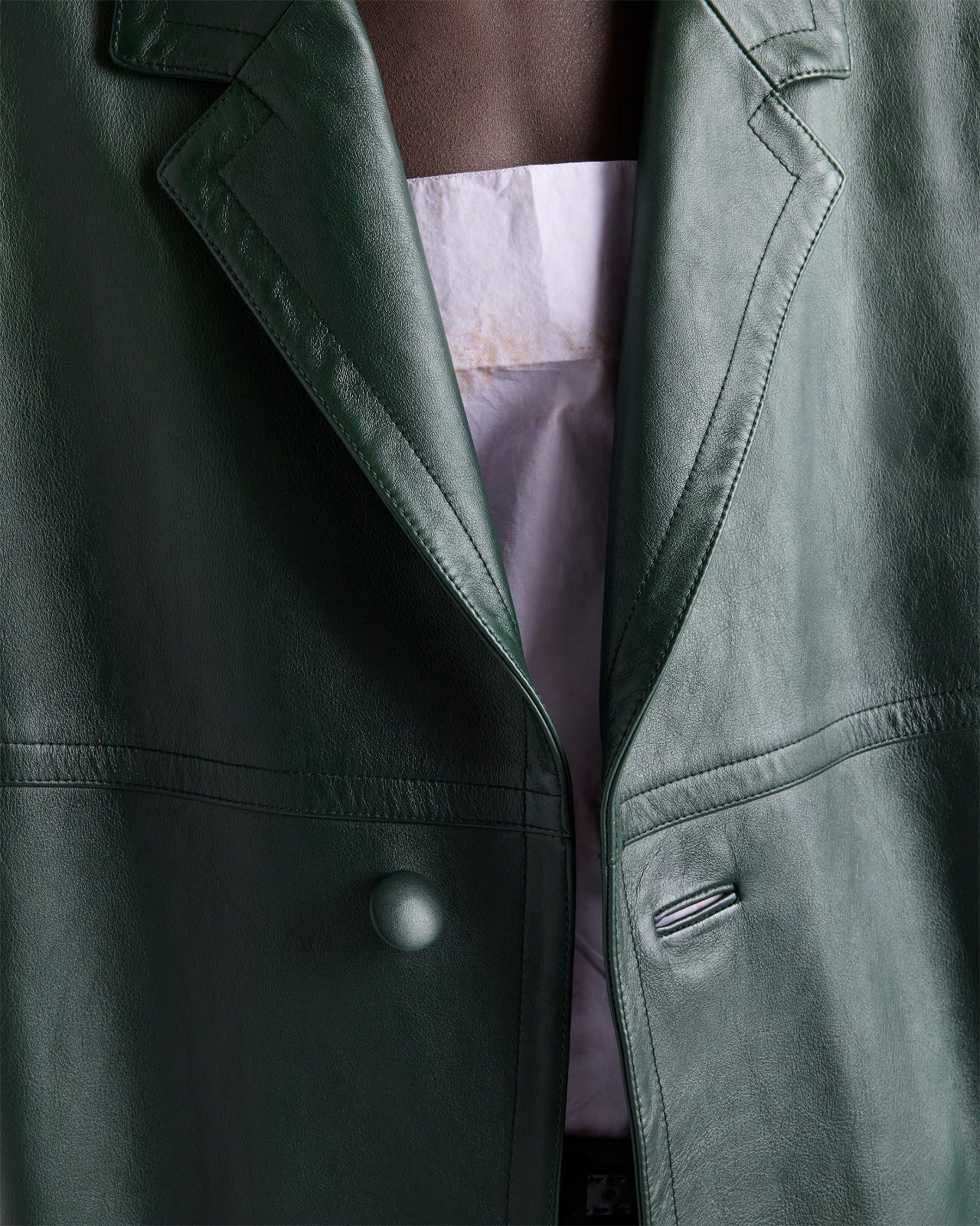 Runway Leather Coat