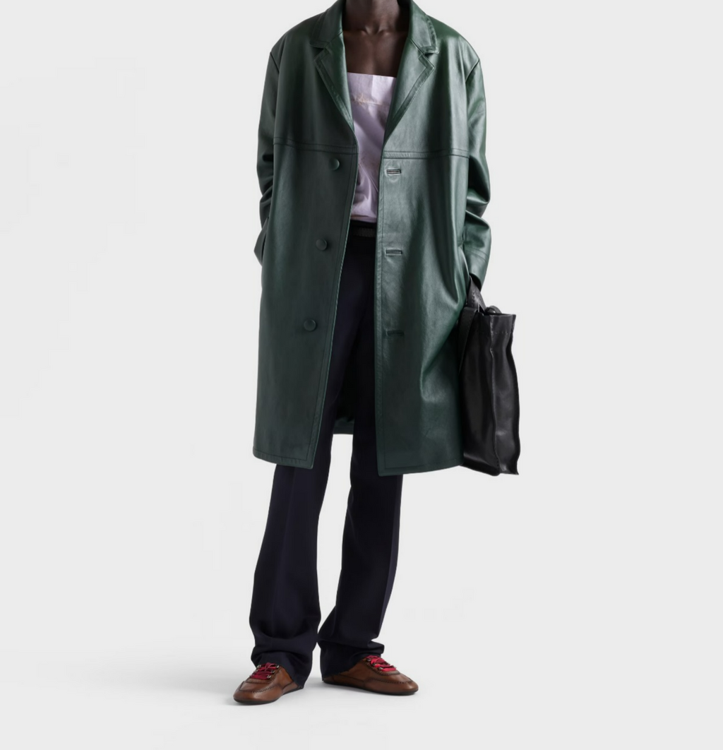 Runway Leather Coat