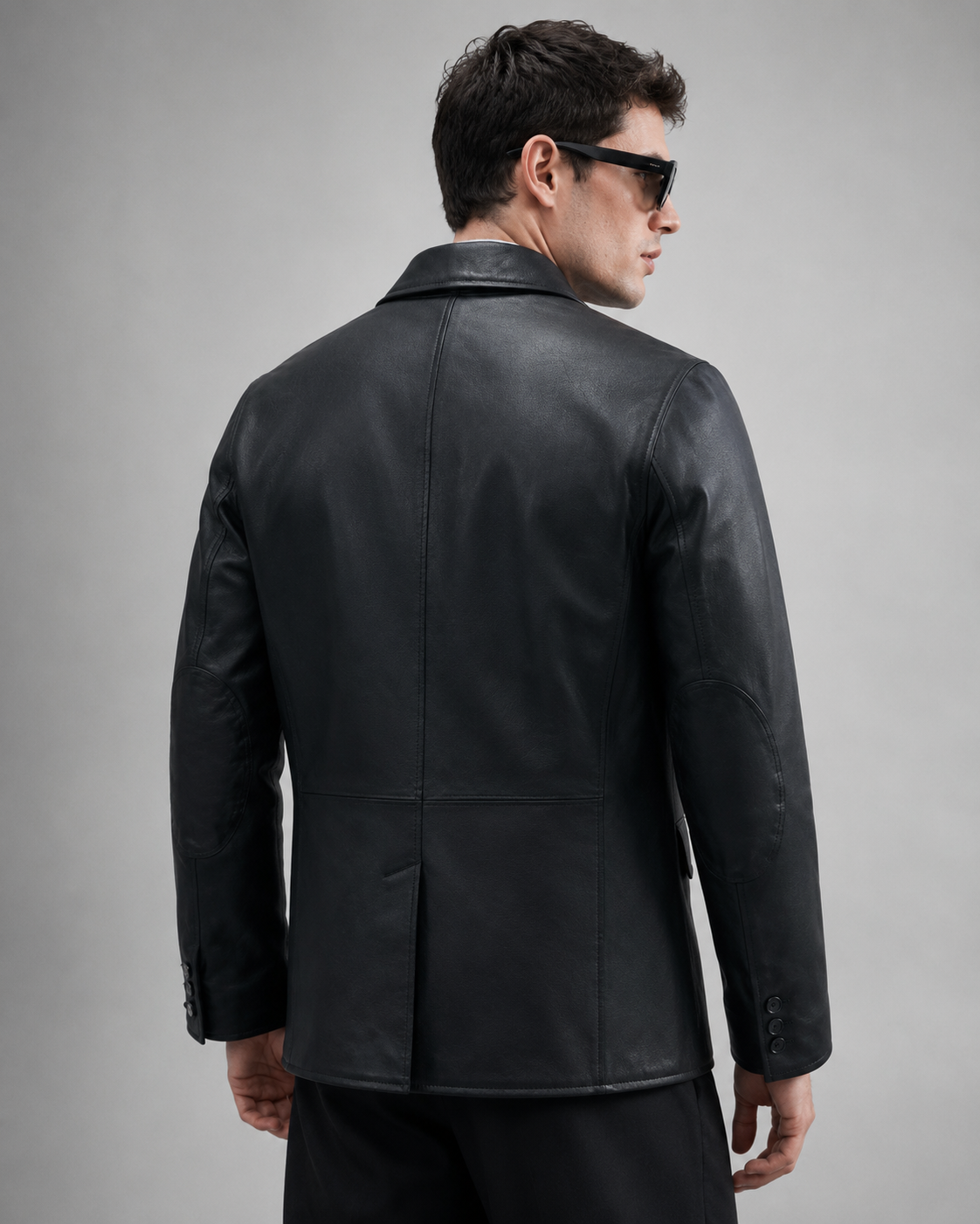 Refined Leather Coat
