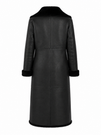 Long Shearling lambskin Leather Coat